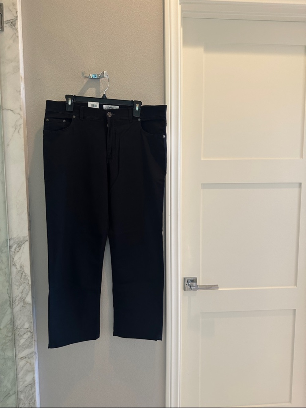 Men's Black Straight-Leg Pants. Gorgeous and comfortable🖤